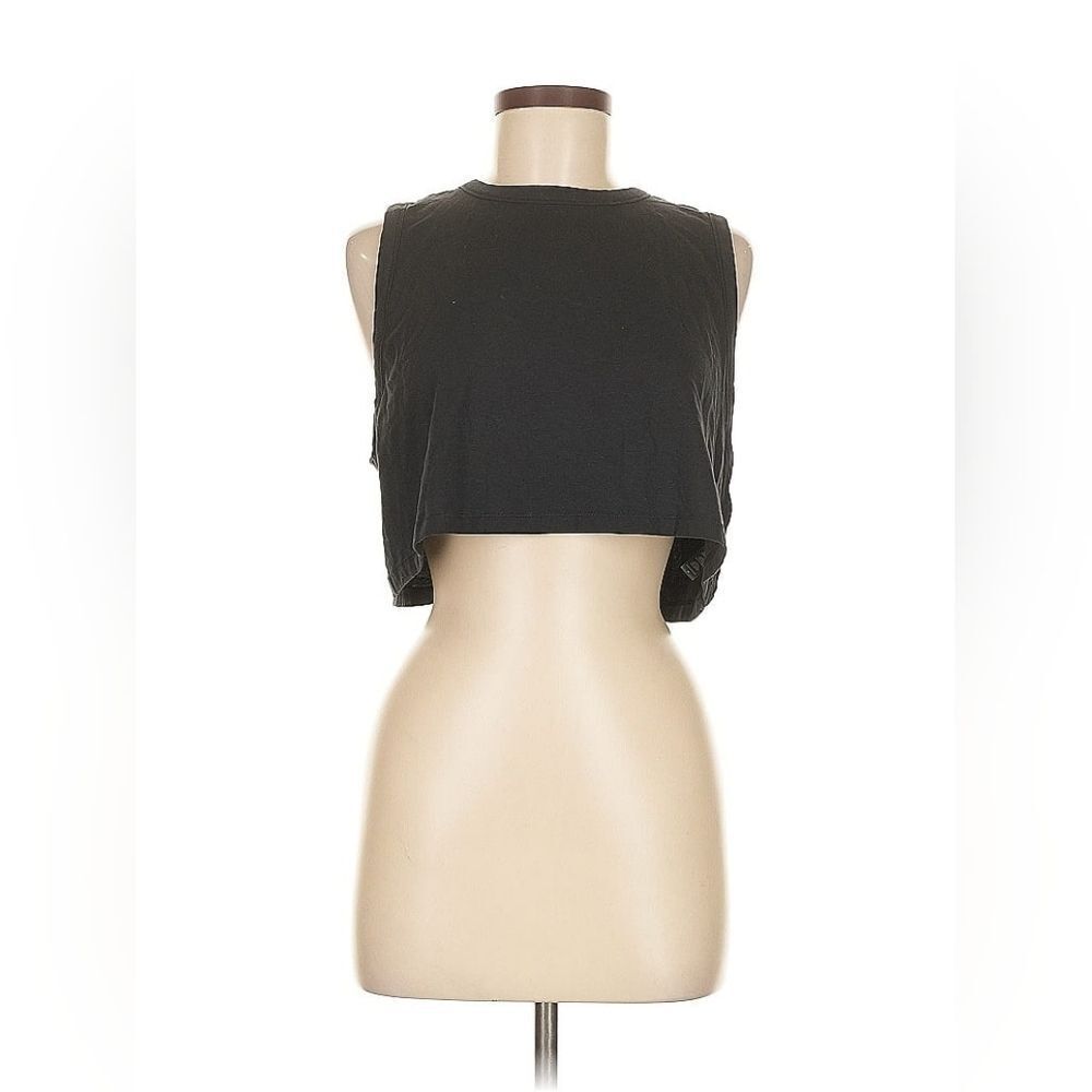 NWT✨Skims Black Sleeveless Crop Top